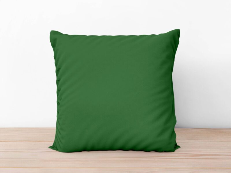 Jednobarevný povlak na polštář Loneta tmavě zelený značky Škodák