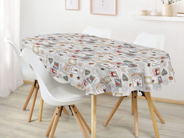 Oválný ubrus Loneta houpací kůň značky Škodák.