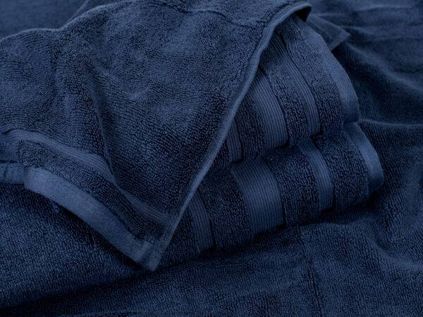 Luxusní froté ručník / osuška půlnoční modrá značky Škodák