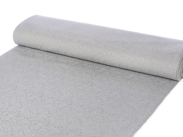 Jednobarevný TEFLON zámecký vzor šedá metráž Škodák