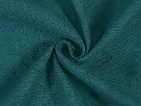 Lněná látka petrolejová metráž značky Škodák