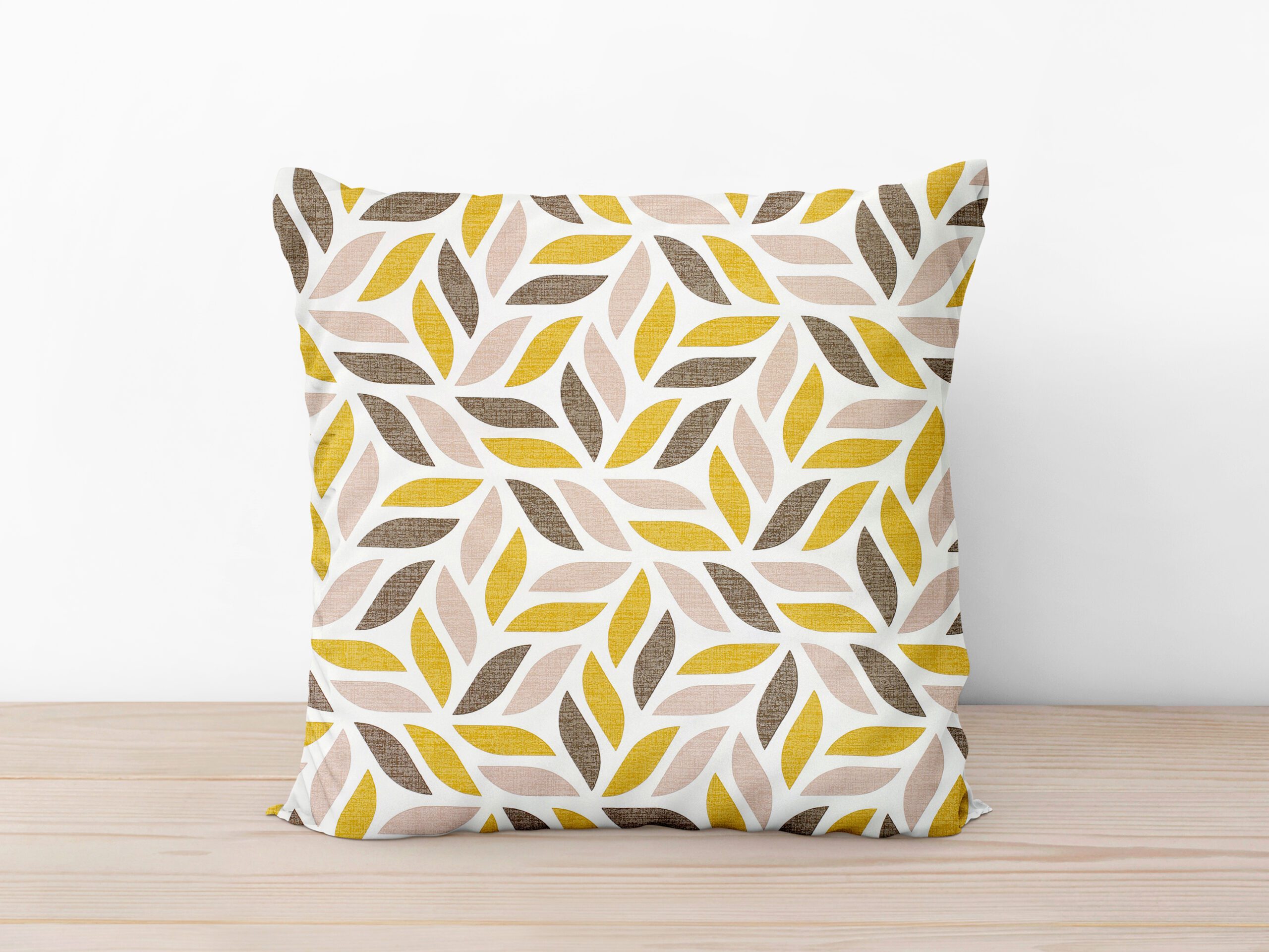 Bavlněný povlak na polštář podzimní vintage listy značky Škodák