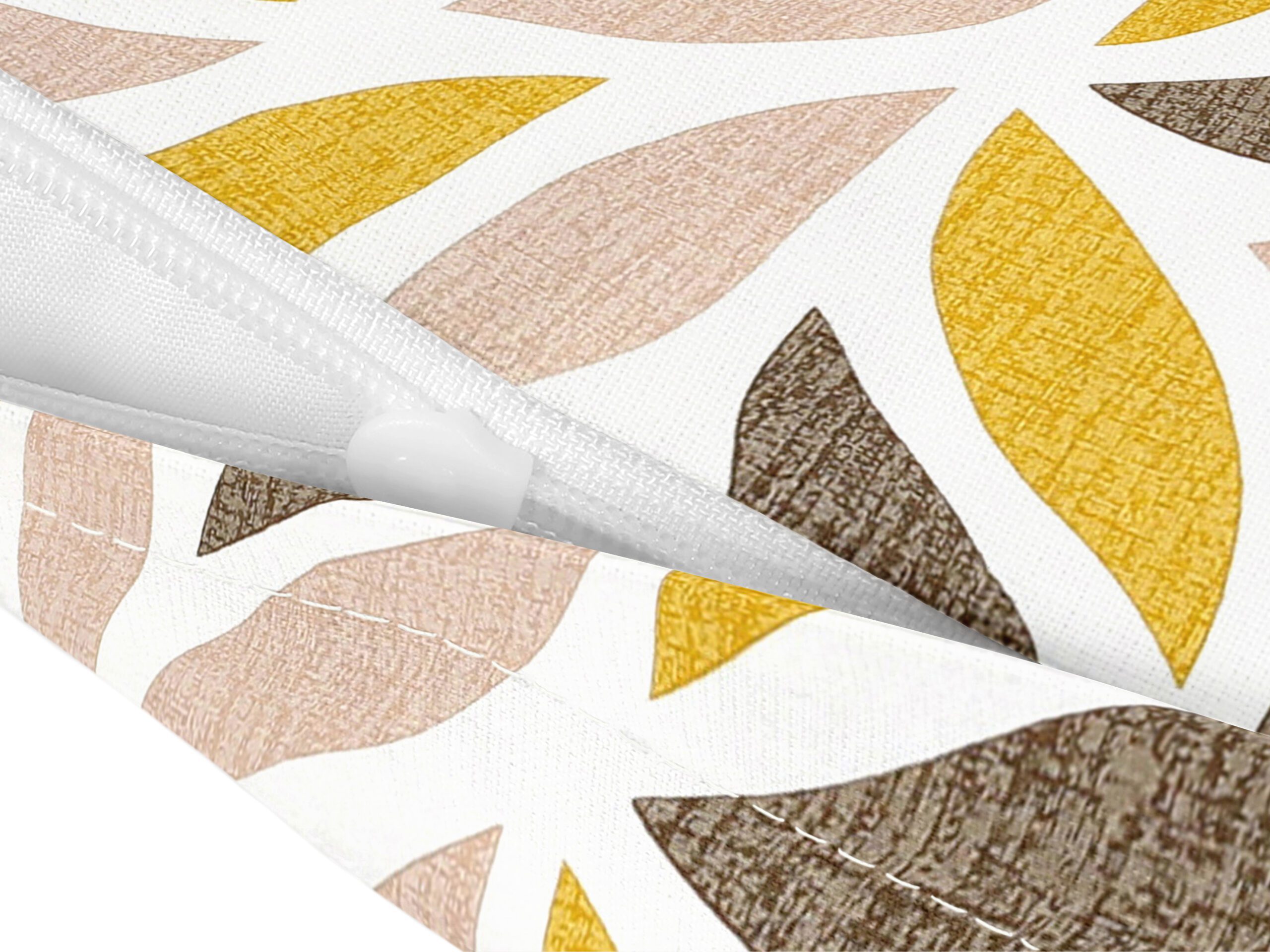 Bavlněný povlak na polštář podzimní vintage listy značky Škodák