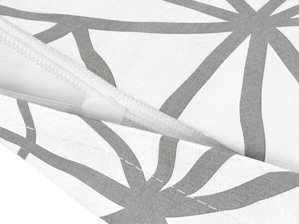 Bavlněný povlak na polštář šedé geometrické tvary značky Škodák