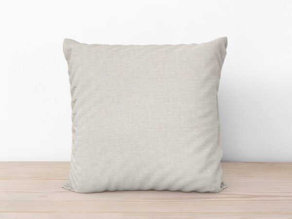 Povlak na polštář světle béžový režný Loneta značky Škodák.