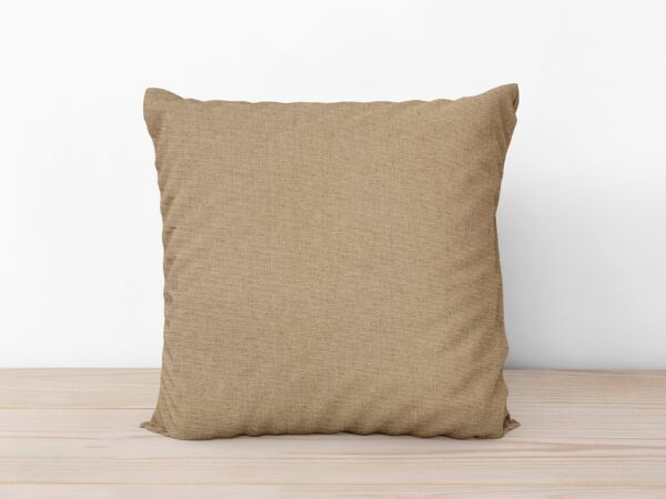 Povlak na polštář kávová režná Loneta značky Škodák.