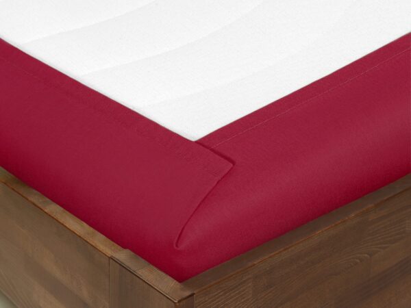 Prostěradlo bavlněná plachta vínová – do školky značky Škodák