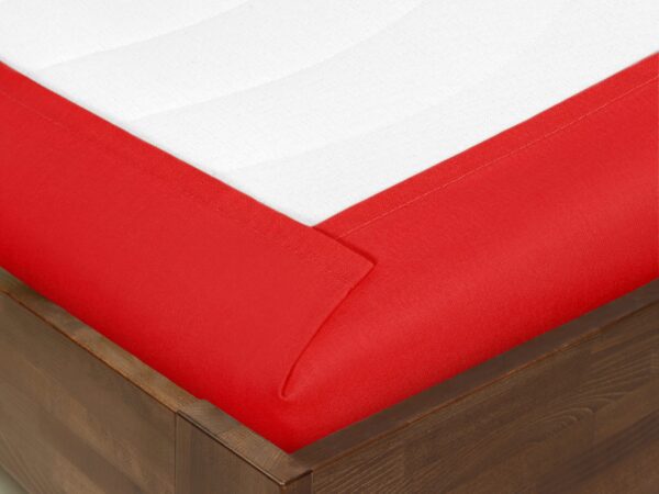 Prostěradlo bavlněná plachta červená – do školky značky Škodák