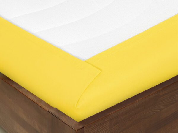 Prostěradlo bavlněná plachta žlutá – do školky značky Škodák