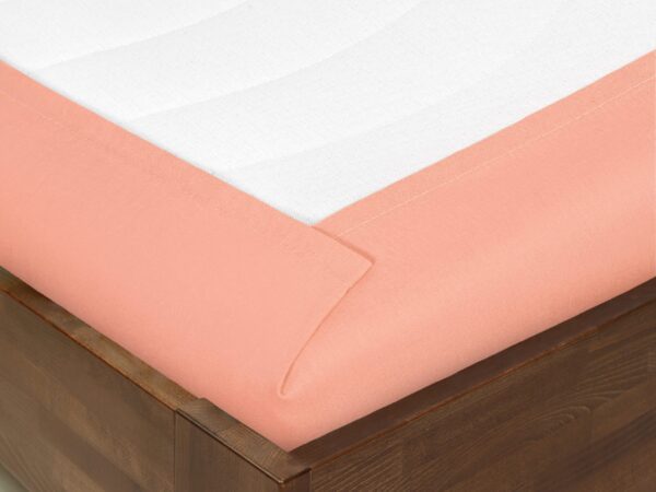 Prostěradlo bavlněná plachta lososová – do školky značky Škodák