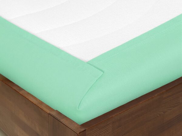 Prostěradlo bavlněná plachta mintová – do školky značky Škodák