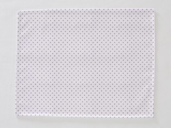 Bavlněné prostírání šedé puntíky na bílé značky Škodák