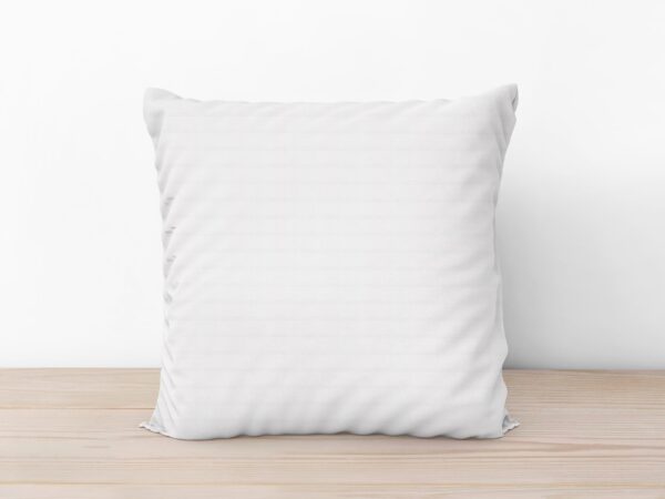 Damaškový povlak na polštář 24/6 mm proužek bílý značky Škodák