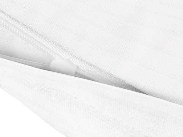 Damaškový povlak na polštář 24/6 mm proužek bílý značky Škodák