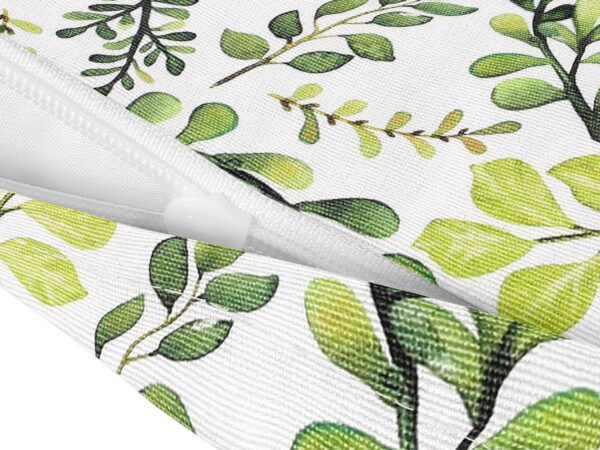 Povlak na polštář Loneta zelené lístečky značky Škodák