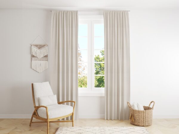 Dekorační závěs Loneta přírodní režný značky Škodák