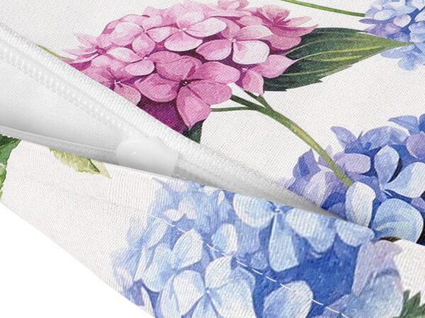 Povlak na polštář Loneta velké hortenzie značky Škodák