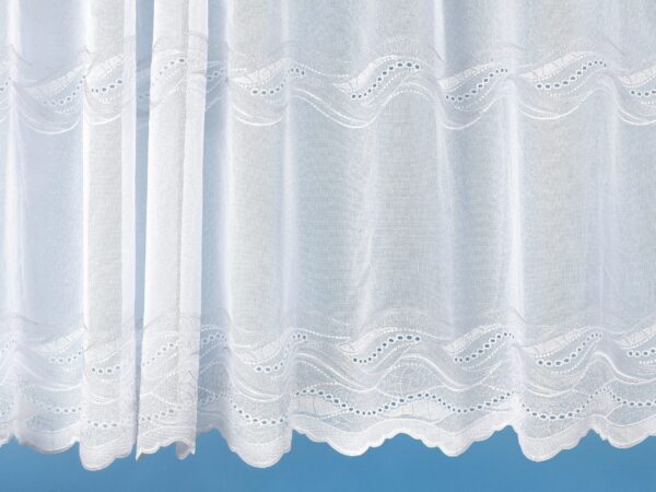 Žakárová záclona řetízková oka vzor 247174 metráž značky Škodák