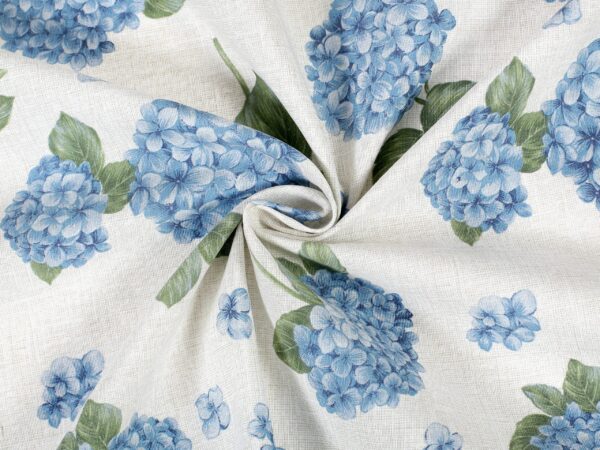 Dekorační látka LONETA hortenzie modrá metráž značky Škodák