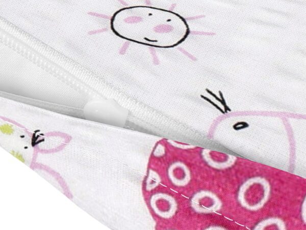 Krepový povlak na polštář růžoví oslíci značky Škodák