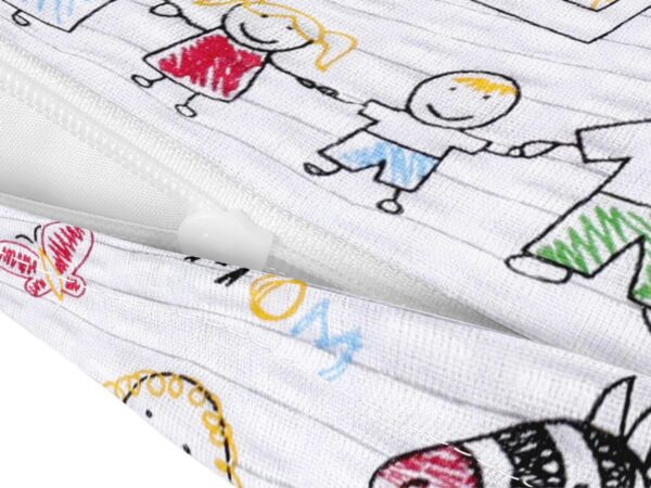 Krepový povlak na polštář omalovánky značky Škodák