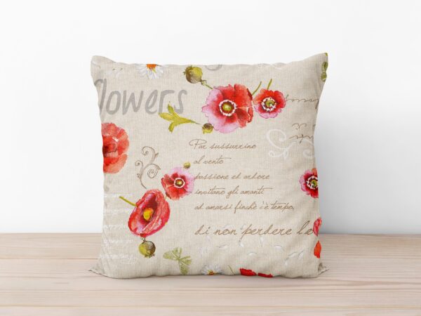 Povlak na polštář Loneta vlčí mák značky Škodák