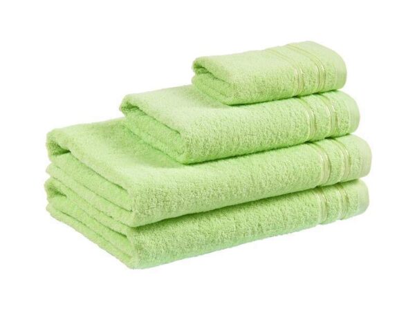 Dětské ručníky NINA světle zelené do školky značky Škodák