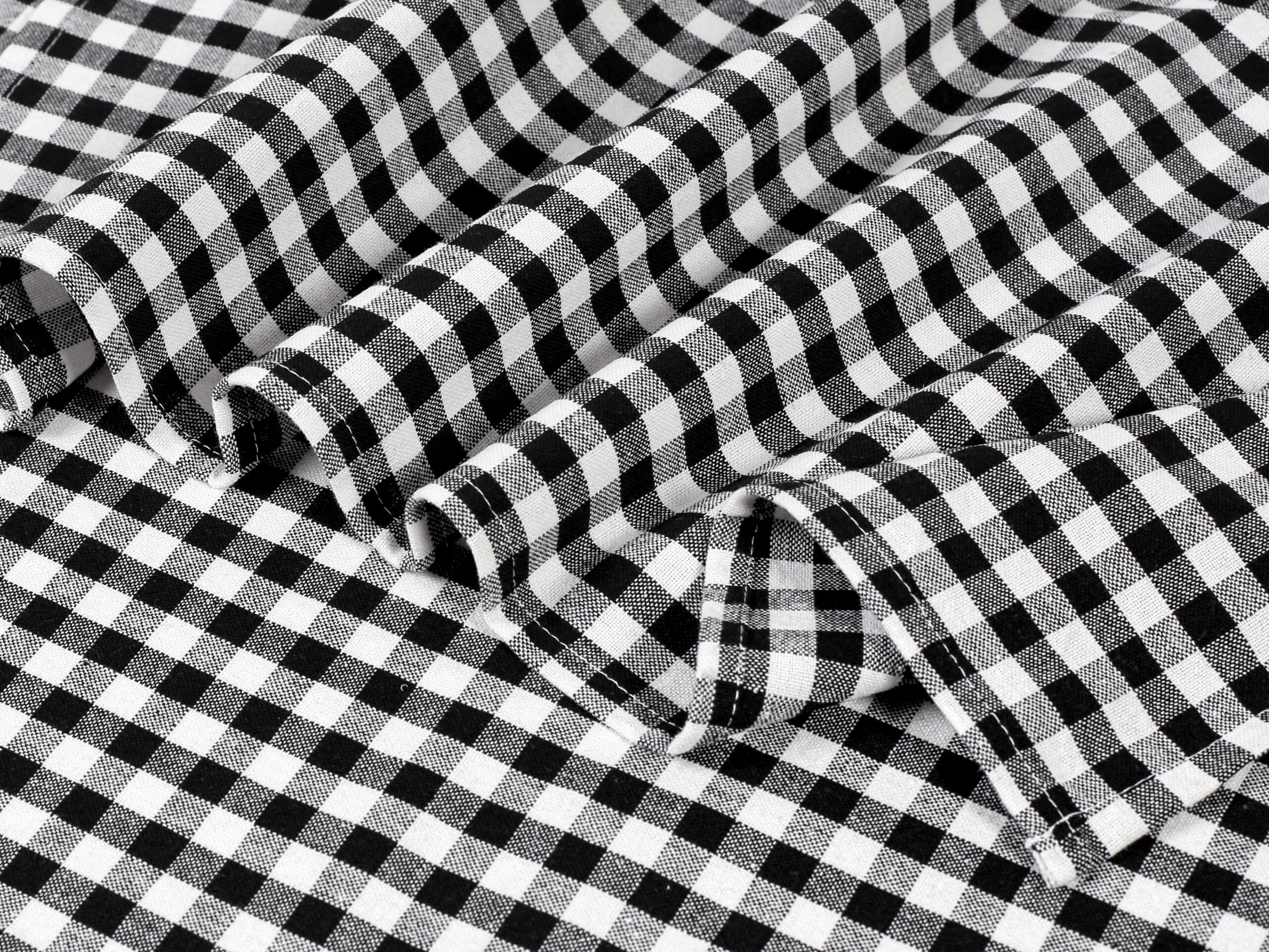 Utěrky kanafas černo-bílé do školky značky Škodák