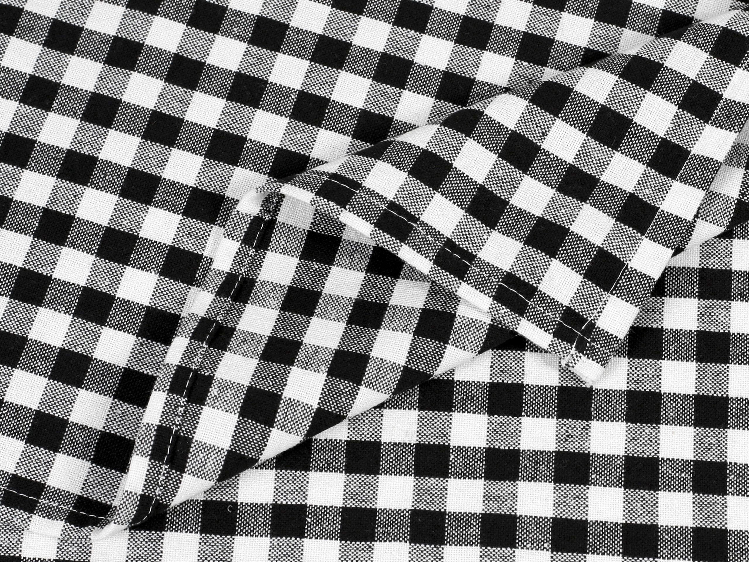 Utěrky kanafas černo-bílé do školky značky Škodák