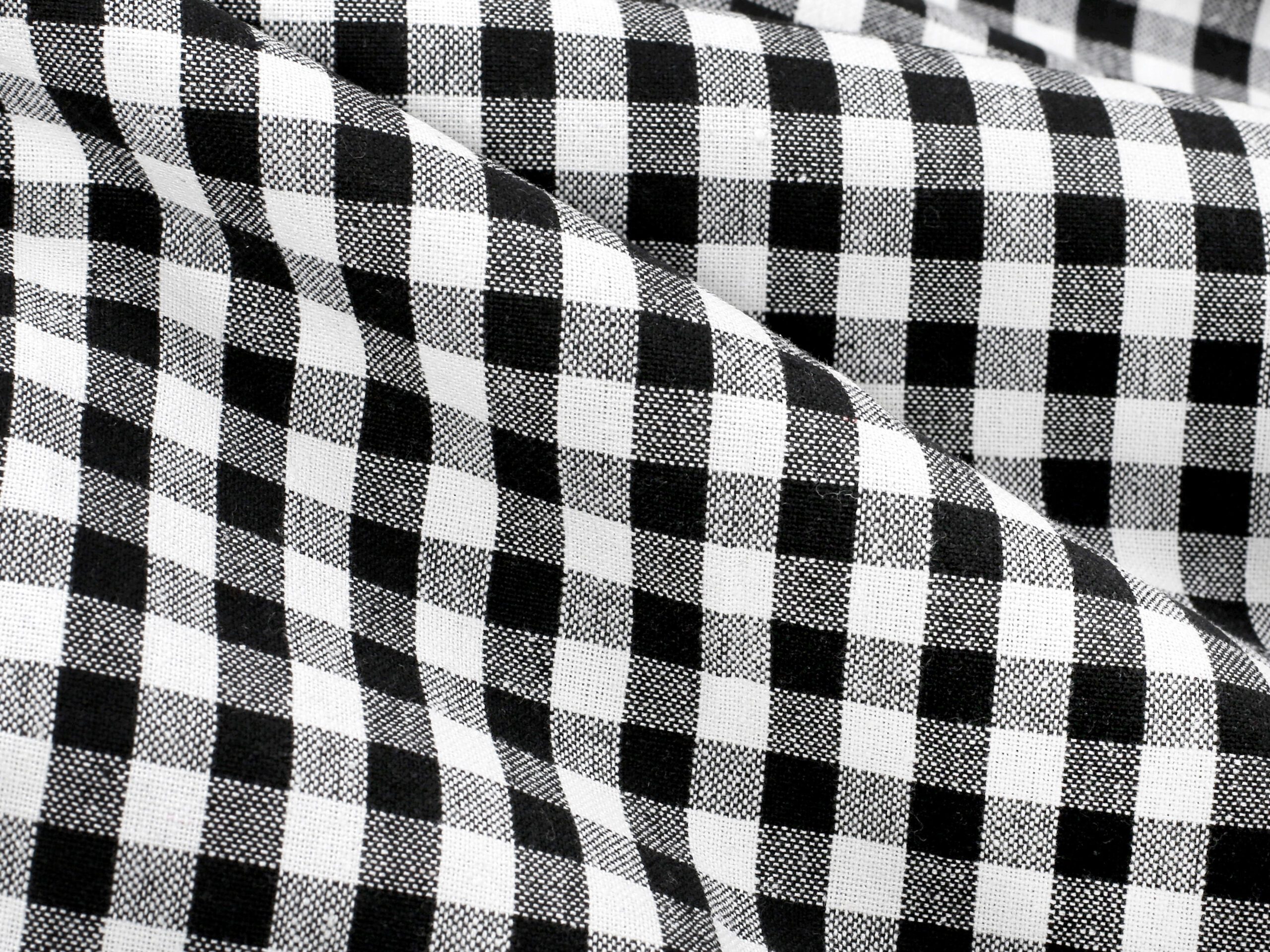 Utěrky kanafas černo-bílé do školky značky Škodák