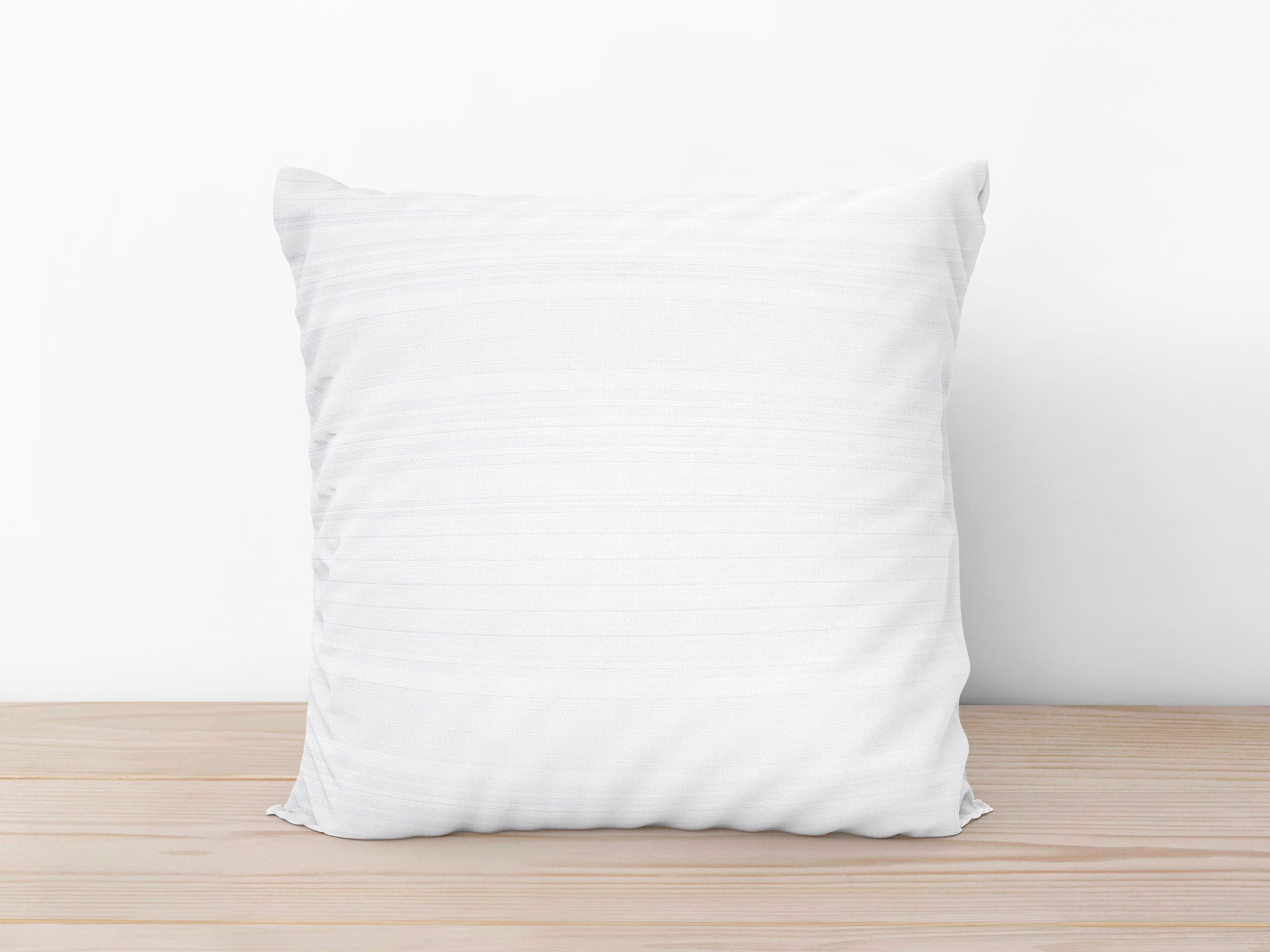 Damaškový povlak na polštář - proužky - bílý značky Škodák