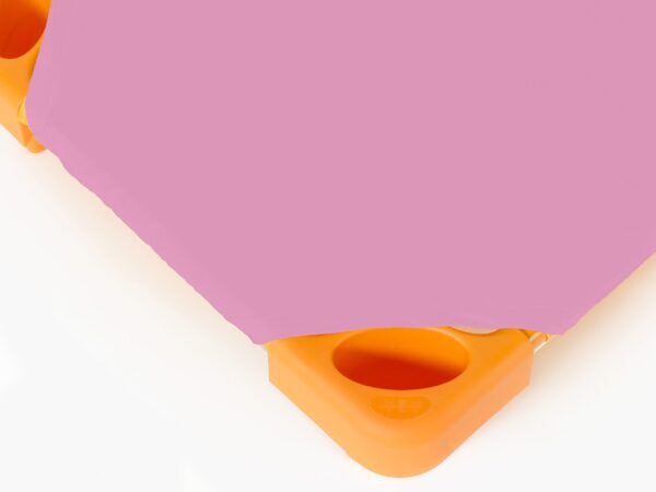 Froté napínací prostěradlo na lehátko růžové pro školky značky Škodák