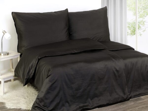 Hotelové povlečení Glamour antracitové značky Škodák