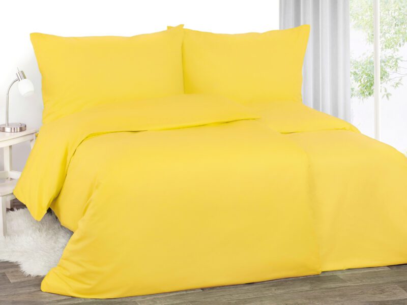 Hotelové povlečení Domestic žluté značky Škodák.