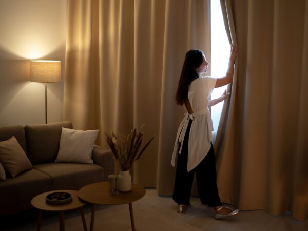 Zatemňovací závěs Blackout vanilkový