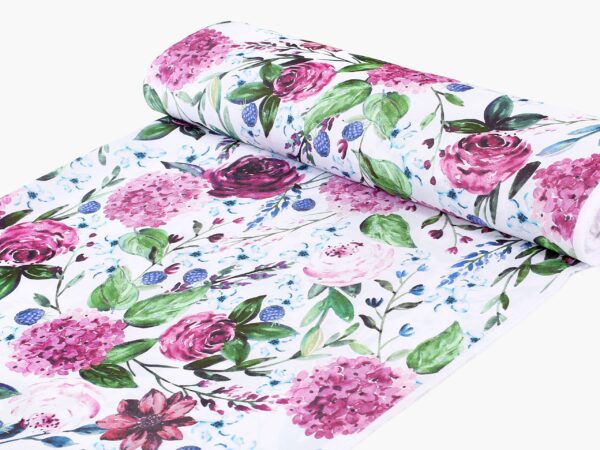 Teflonová látka hortenzie metráž značky Škodák