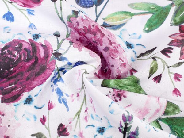 Teflonová látka hortenzie metráž značky Škodák