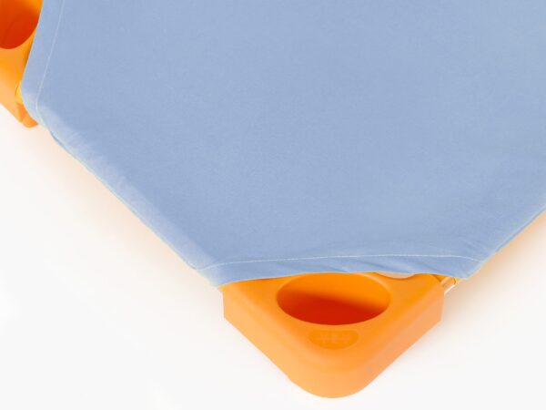 Jersey napínací prostěradlo na lehátko nebesky modré pro školky značky Škodák