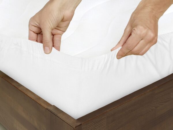 Hotelové jersey prostěradlo Exclusive bílé značky Škodák