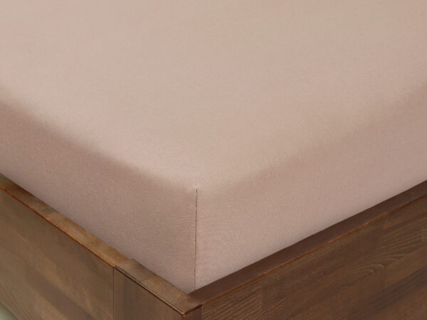 Hotelové jersey prostěradlo Exclusive hnědošedé značky Škodák