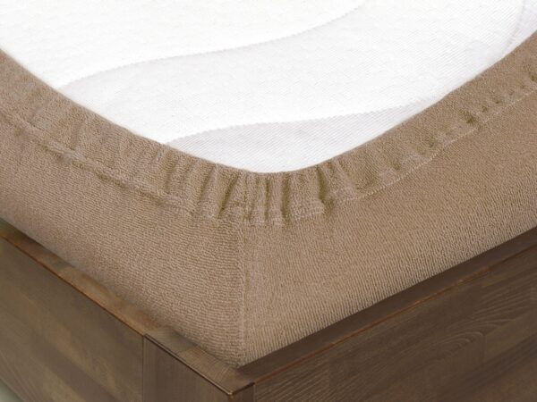 Hotelové froté prostěradlo Exclusive hnědošedé značky Škodák