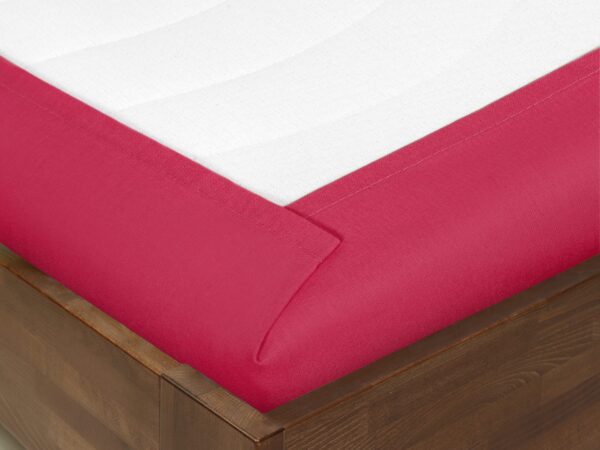 Hotelové prostěradlo Domestik malinové značky Škodák.