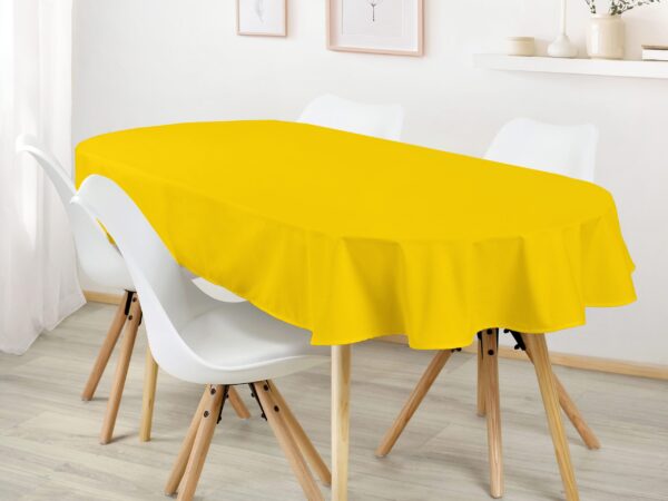 Oválný ubrus Loneta žlutý značky Škodák