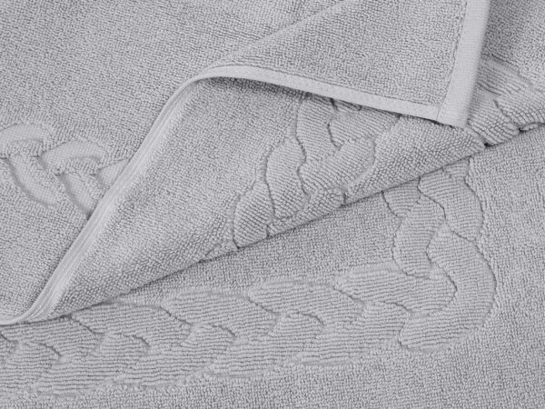 Hotelová předložka do koupelny 50x70 cm světle šedá značky Škodák