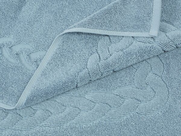 Hotelová předložka do koupelny 50x70 cm světle modrá značky Škodák