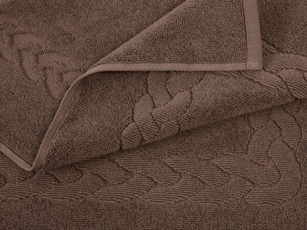 Hotelová předložka do koupelny 50x70 cm kávová značky Škodák