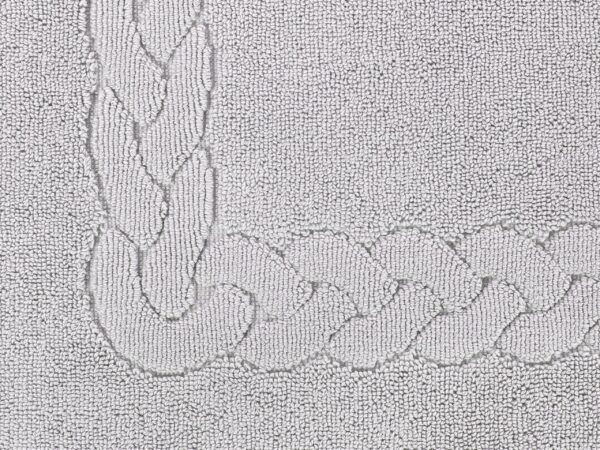 Koupelnová froté předložka 50x70 cm šedá vzor Vánočka značky Škodák