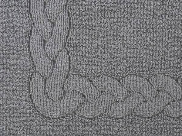 Koupelnová froté předložka 50x70 cm kouřová vzor Vánočka značky Škodák