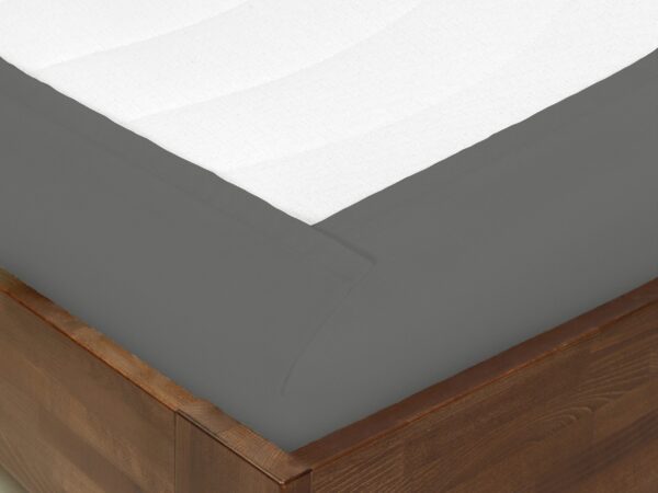 Bavlněné prostěradlo kouřově šedé plachta značky Škodák