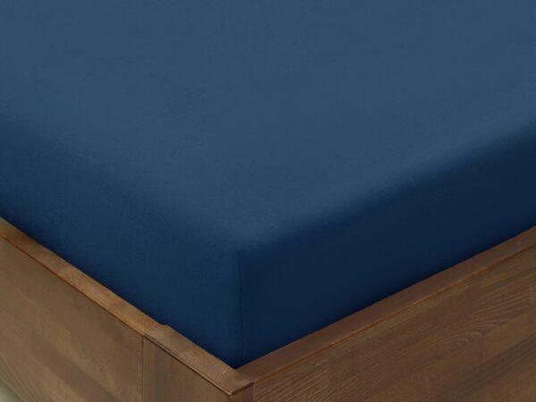 Hotelové prostěradlo Domestik tmavě modré značky Škodák